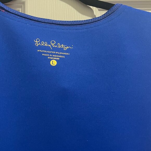 Lilly Pulitzer Mila Blue Shift Dress - Picture 5 of 10